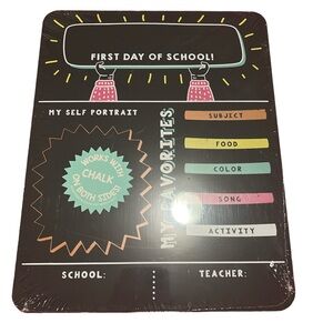 “First day of School” Chalk Board for Kids